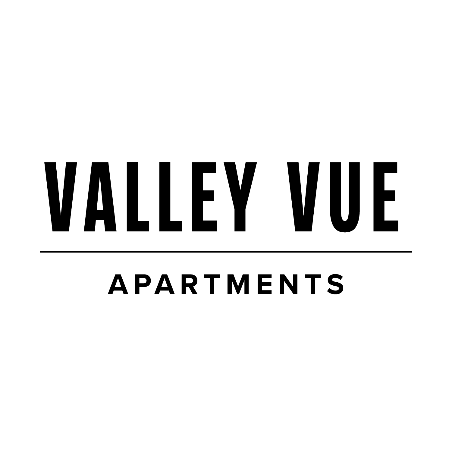 A logo for "Valley Vue Apartments" is displayed.